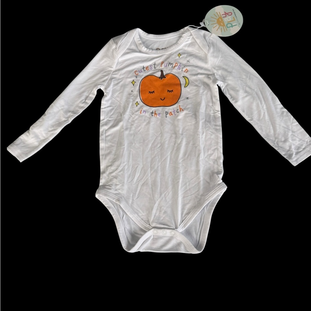 Little Sleepies White Baby Bodysuit